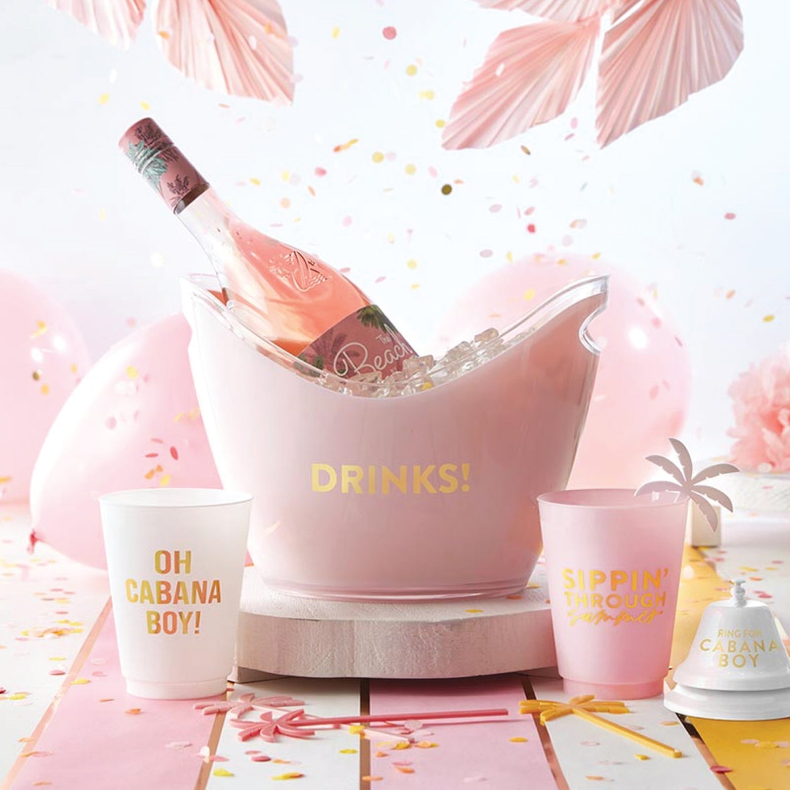 Pink Drinks! Acrylic Beverage Bucket | The Party Darling