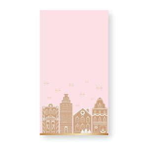 Pink Gingerbread House Paper Guest Towels 20ct | The Party Darling