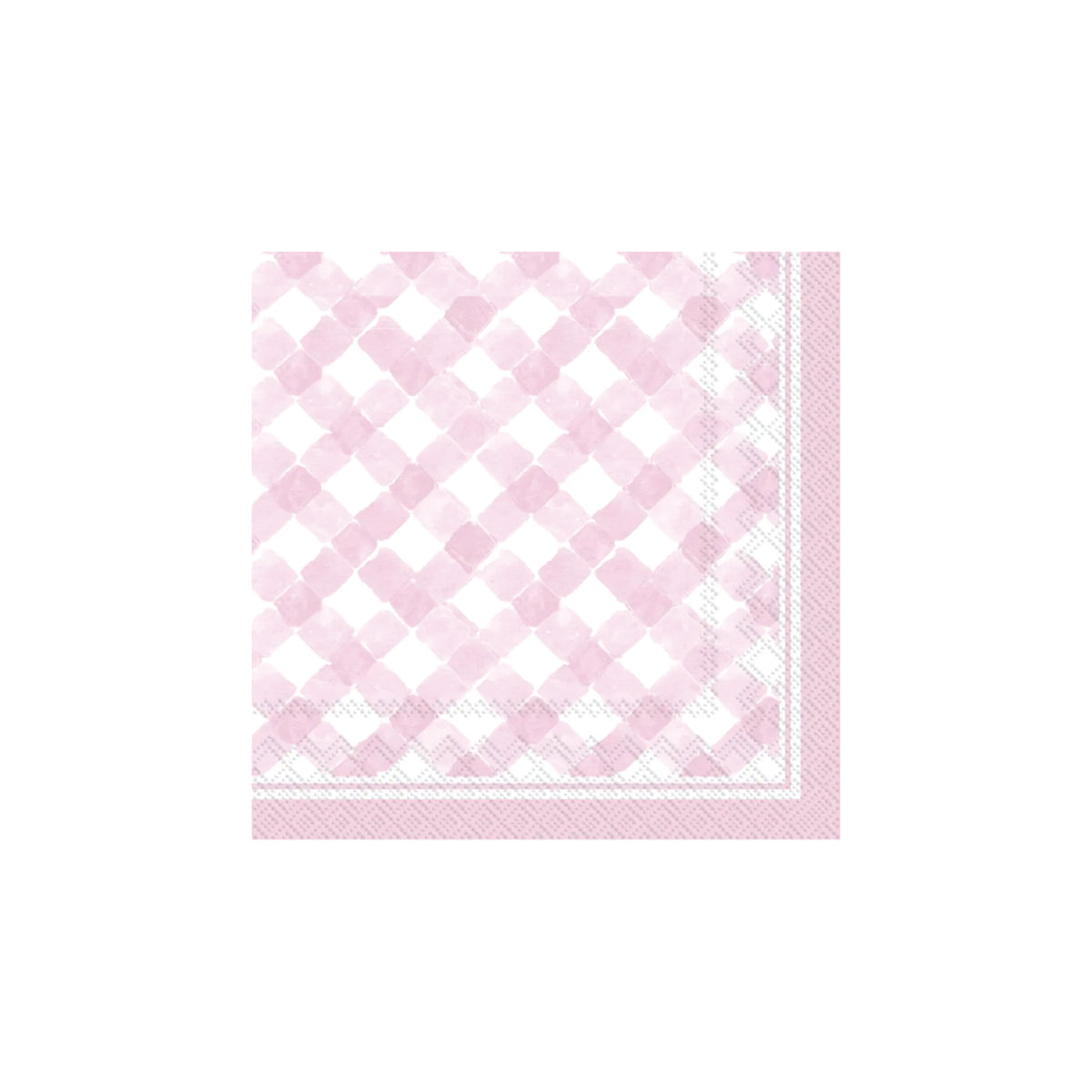 Pink Gingham Dessert Napkins 20ct | The Party Darling