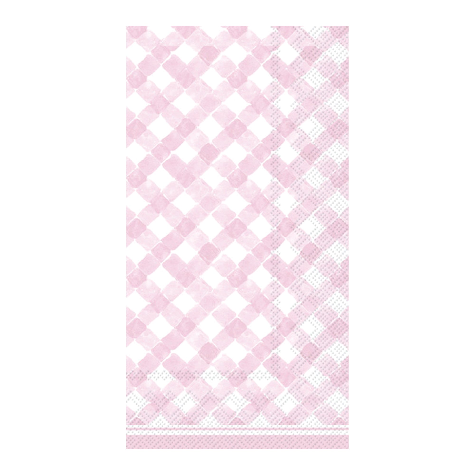 Pink Gingham Paper Guest Towels 16ct | The Party Darling