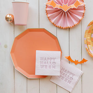 Pink Happy Halloween Party Supplies by Bonjour Fete