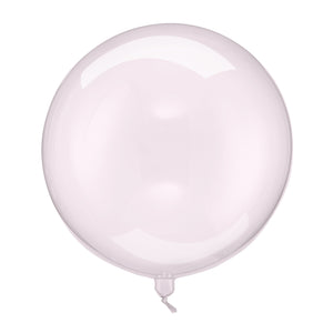 Clear Pink Sphere Balloon 15.7in | The Party Darling