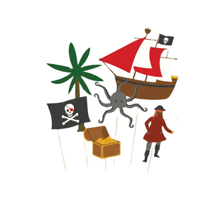 Pirate Party Cake Toppers 6ct | The Party Darling