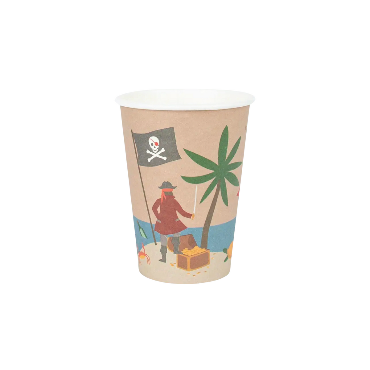 Pirate Party Paper Cups 8ct | The Party Darling