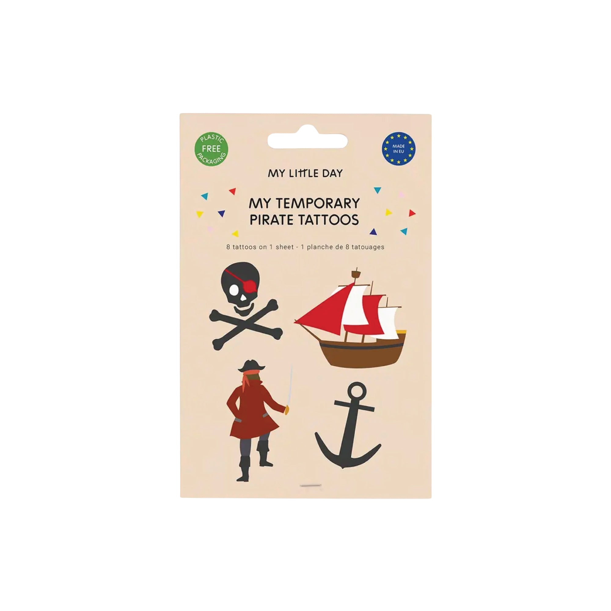 Pirate Party Temporary Tattoos 8ct | The Party Darling