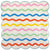 Ric Rac Square Dinner Plates 8ct | The Party Darling