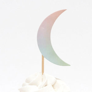 Pastel Halloween Cupcake Decorating Kit 24ct Crescent Moon