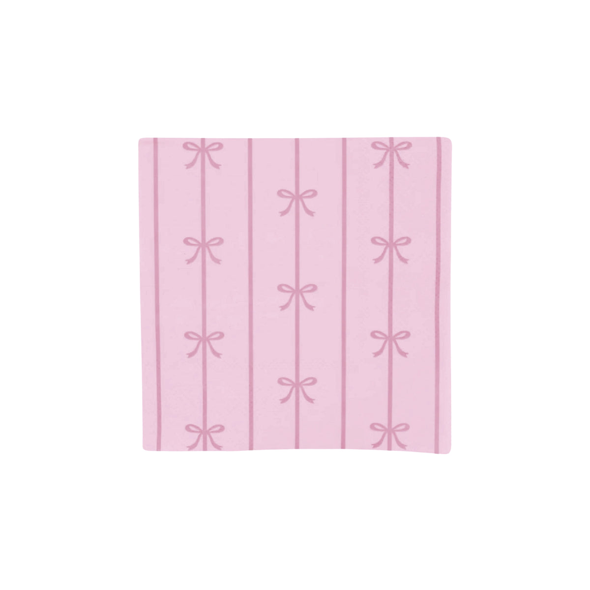 Signature Dark Pink Bow Dessert Napkins 20ct | The Party Darling