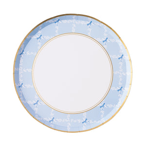 Blue Bow Trellis Dessert Plates for parties