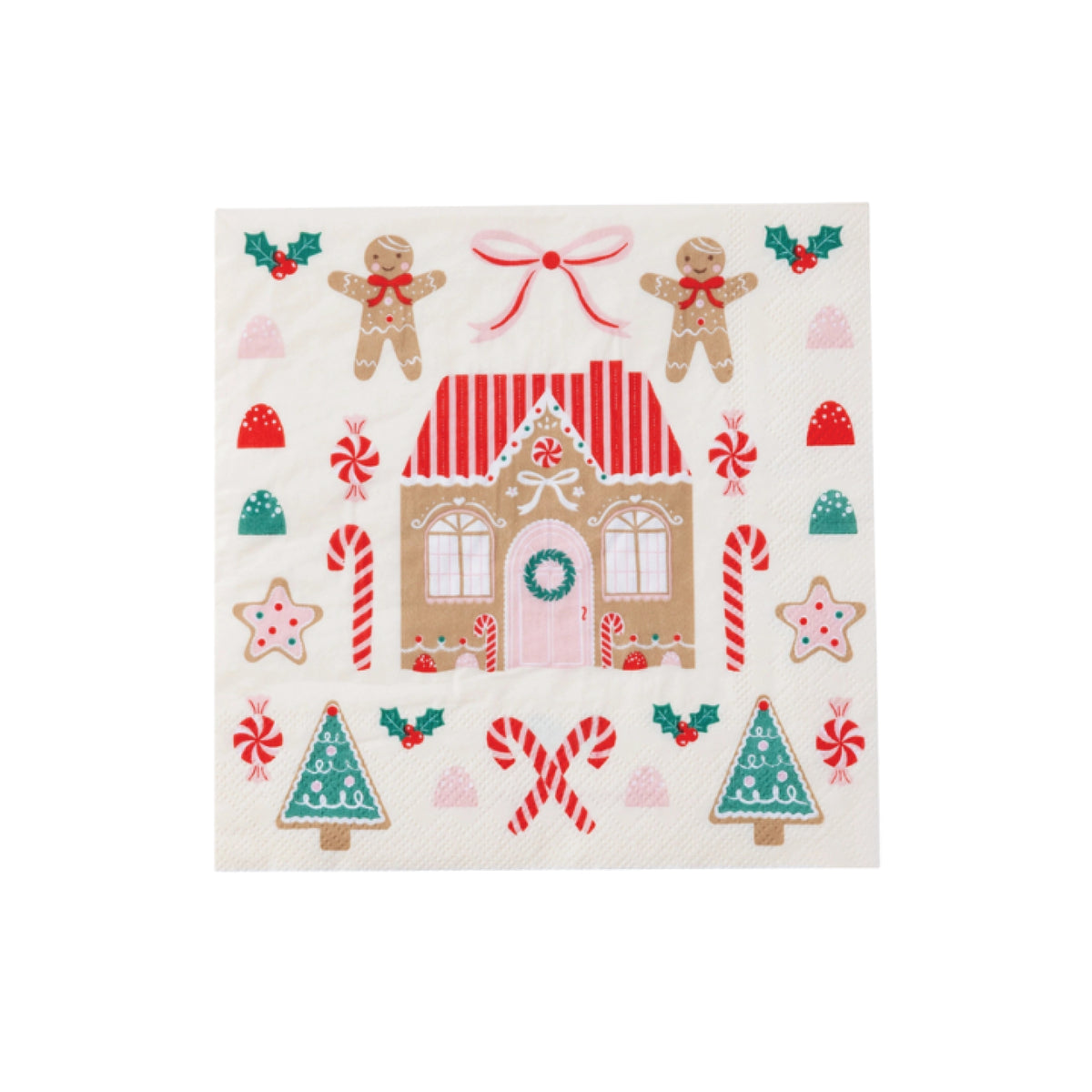 Sweet Gingerbread Lunch Napkins 20ct | The Party Darling