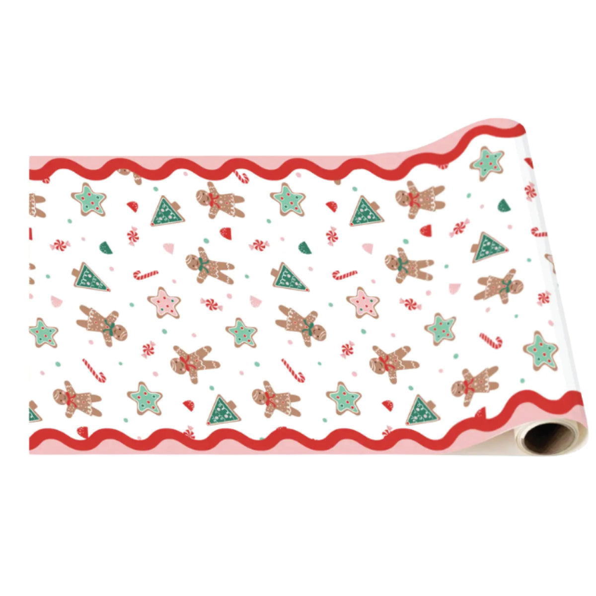 Sweet Gingerbread Table Runner 12.5ft | The Party Darling
