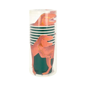 T-Rex Paper Cups 8ct Packaged
