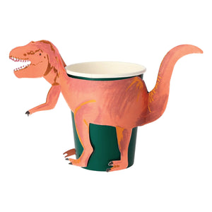 T-Rex Paper Cups 8ct | The Party Darling