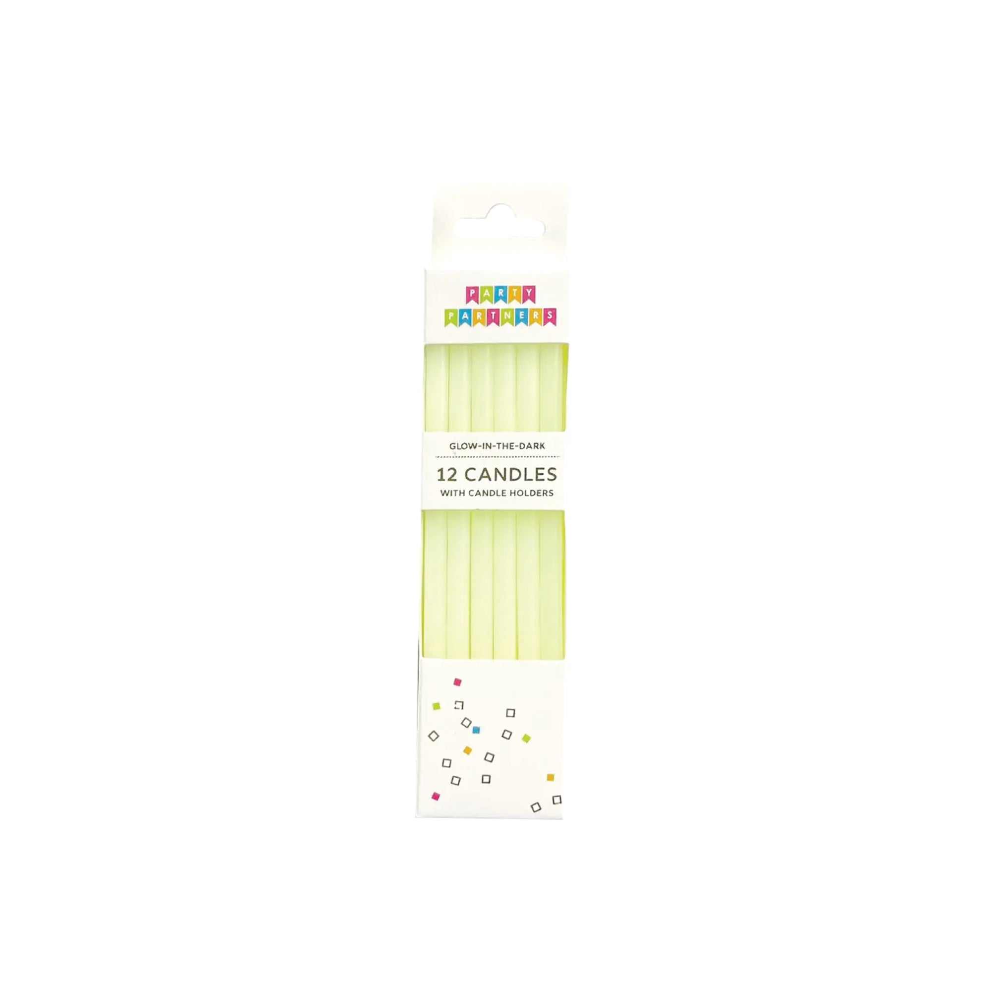 Glow In The Dark Birthday Candles 12ct | The Party Darling