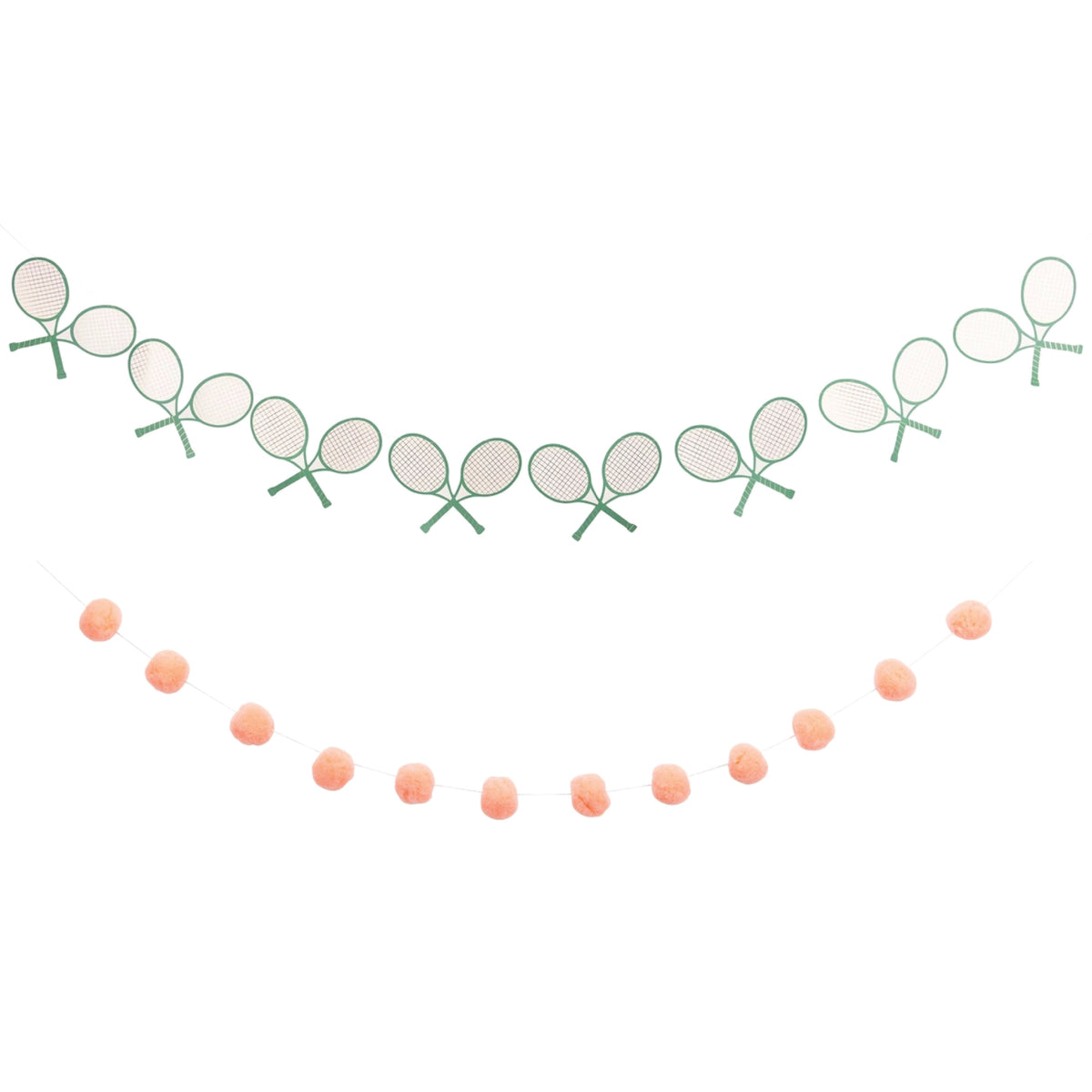 Tennis Ball and Racket Banner Set 2ct | The Party Darling