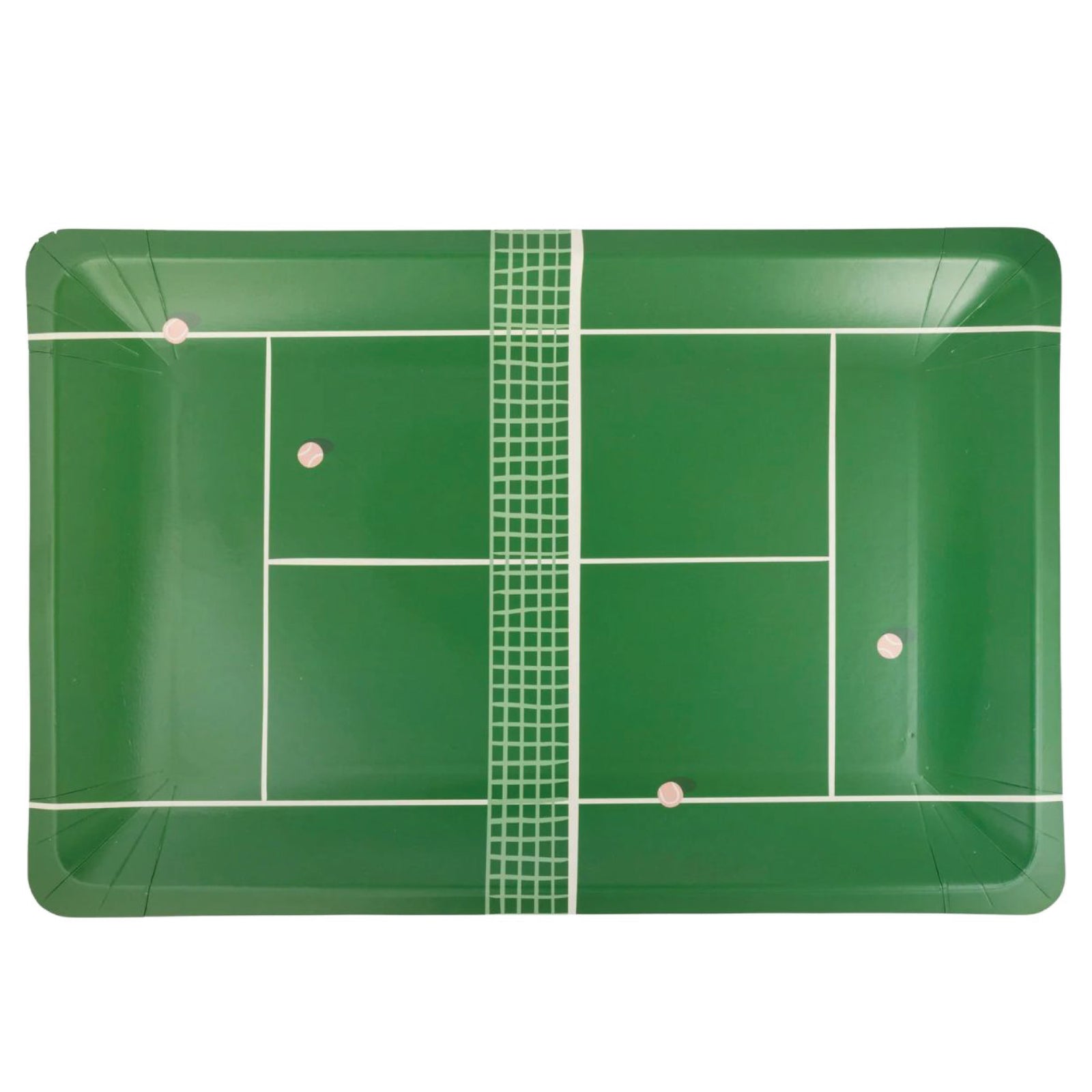 Tennis Court Lunch Plates 8ct | The Party Darling