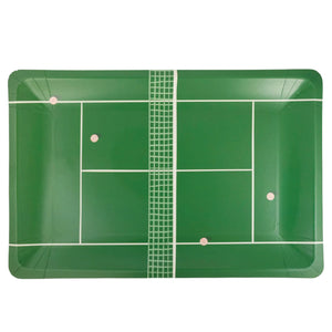 Tennis Court Lunch Plates 8ct | The Party Darling