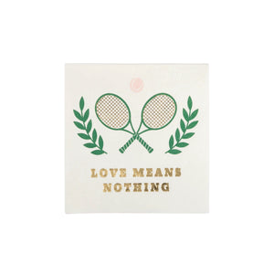 Tennis Sayings Cocktail Napkins | The Party Darling