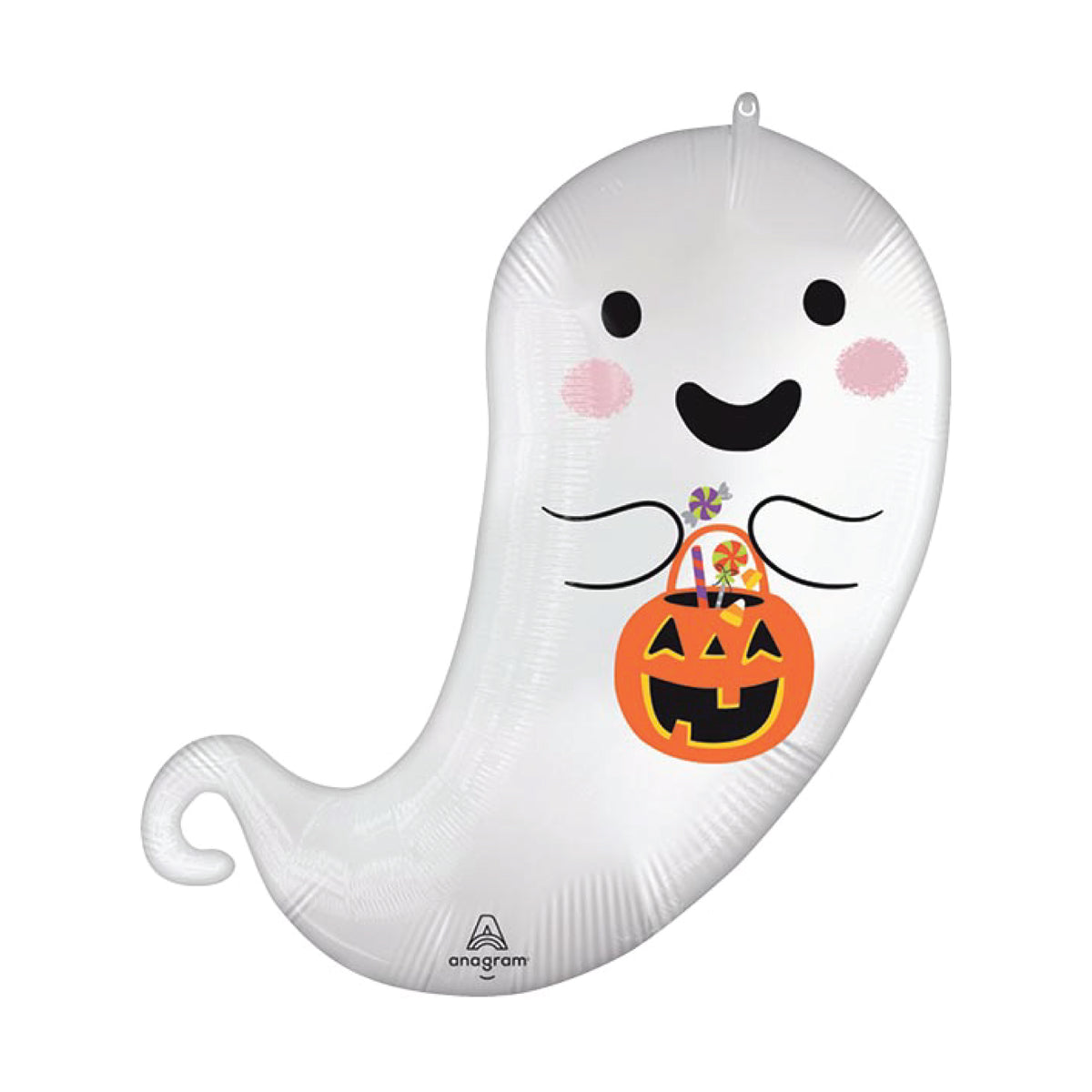 Trick or Tricking Ghost Balloon 27in | The Party Darling