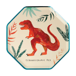 Dinosaur Kingdom Dessert Plates 8ct T-Rex