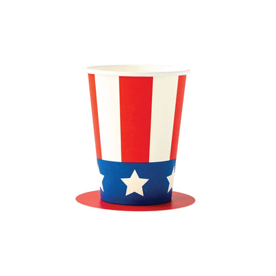 Uncle Sam Hat Paper Cups 8ct