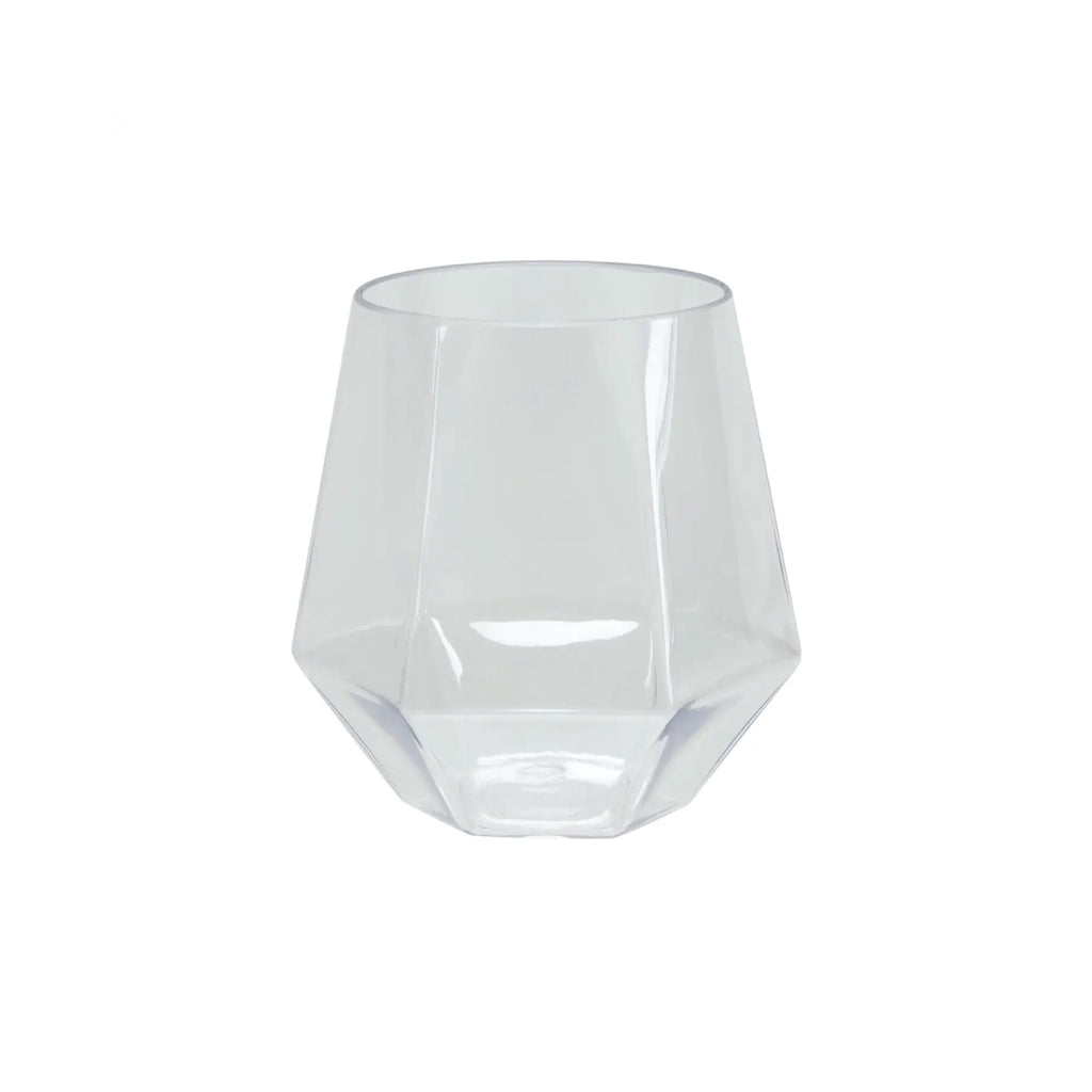 Clear Plastic Wine Glass 20ct