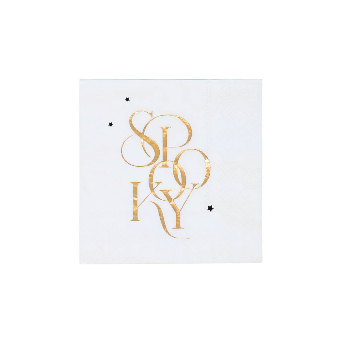 White &amp; Gold Spooky Dessert Napkins 20ct | The Party Darling