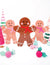 Acrylic Gingerbread Men Decorations 3ct | The Party Darling