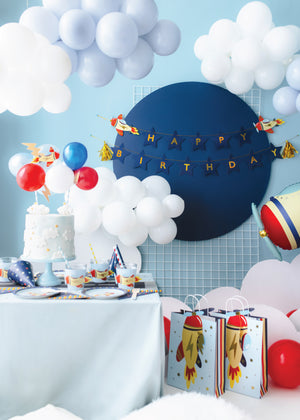 Airplane Birthday Party Backdrop