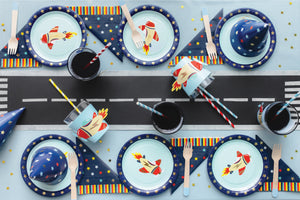 Airplane Party Tablescape - PartyDeco