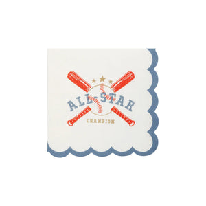 All-Star Baseball Dessert Napkins 18ct | The Party Darling