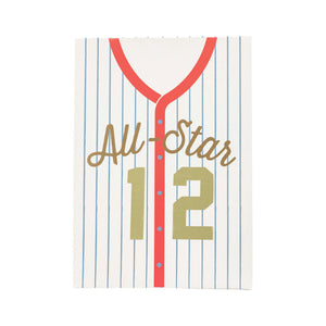 All-Star Baseball Jersey Treat Bags 8ct | The Party Darling