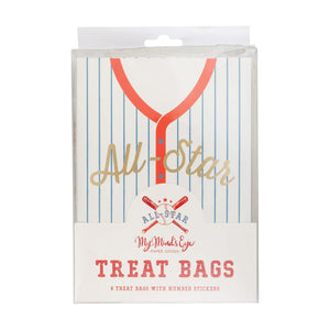 All-Star Baseball Jersey Treat Bags Packaged | The Party Darling