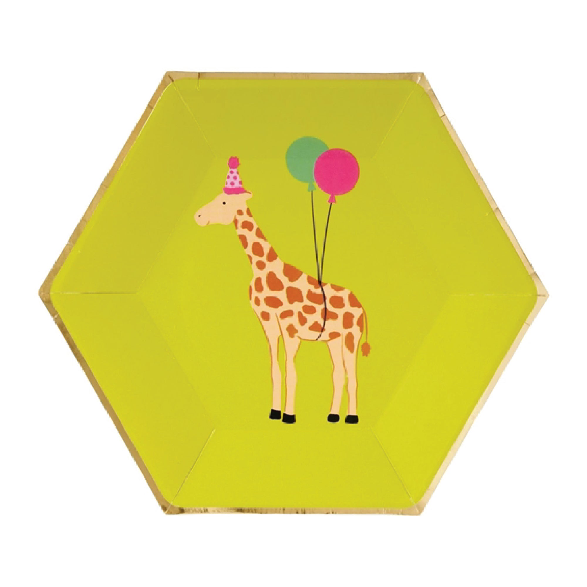 Giraffe Party Animals Birthday Lunch Plates | The Party Darling