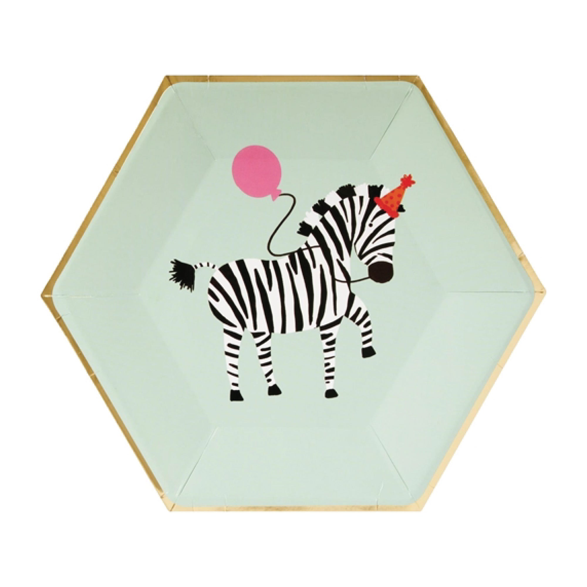 Zebra Party Animals Birthday Lunch Plates | The Party Darling
