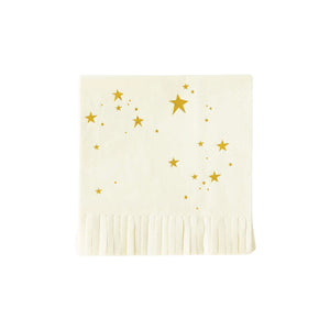 Baby Gold Star Dessert Napkins 18ct | The Party Darling