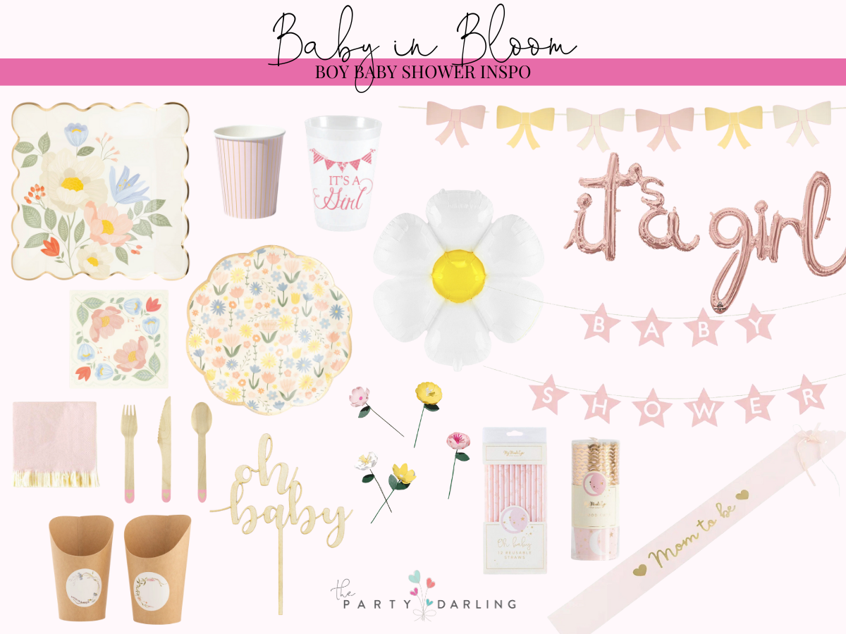 Springtime Blooms Lunch Plates 8ct | The Party Darling