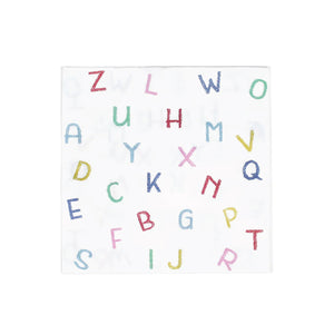 Back to School ABCs Lunch Napkins 24ct | The Party Darling