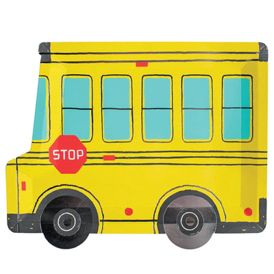 Back to School Bus Lunch Plates 8ct