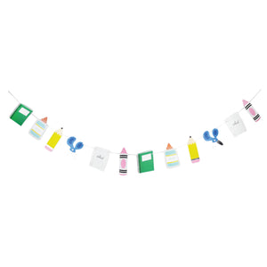 Back to School Party Garland 6.7ft | The Party Darling
