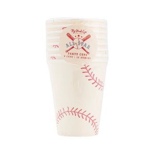 Baseball Paper Cups Packaged | The Party Darling