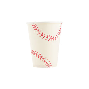 Baseball Paper Cups 8ct | The Party Darling