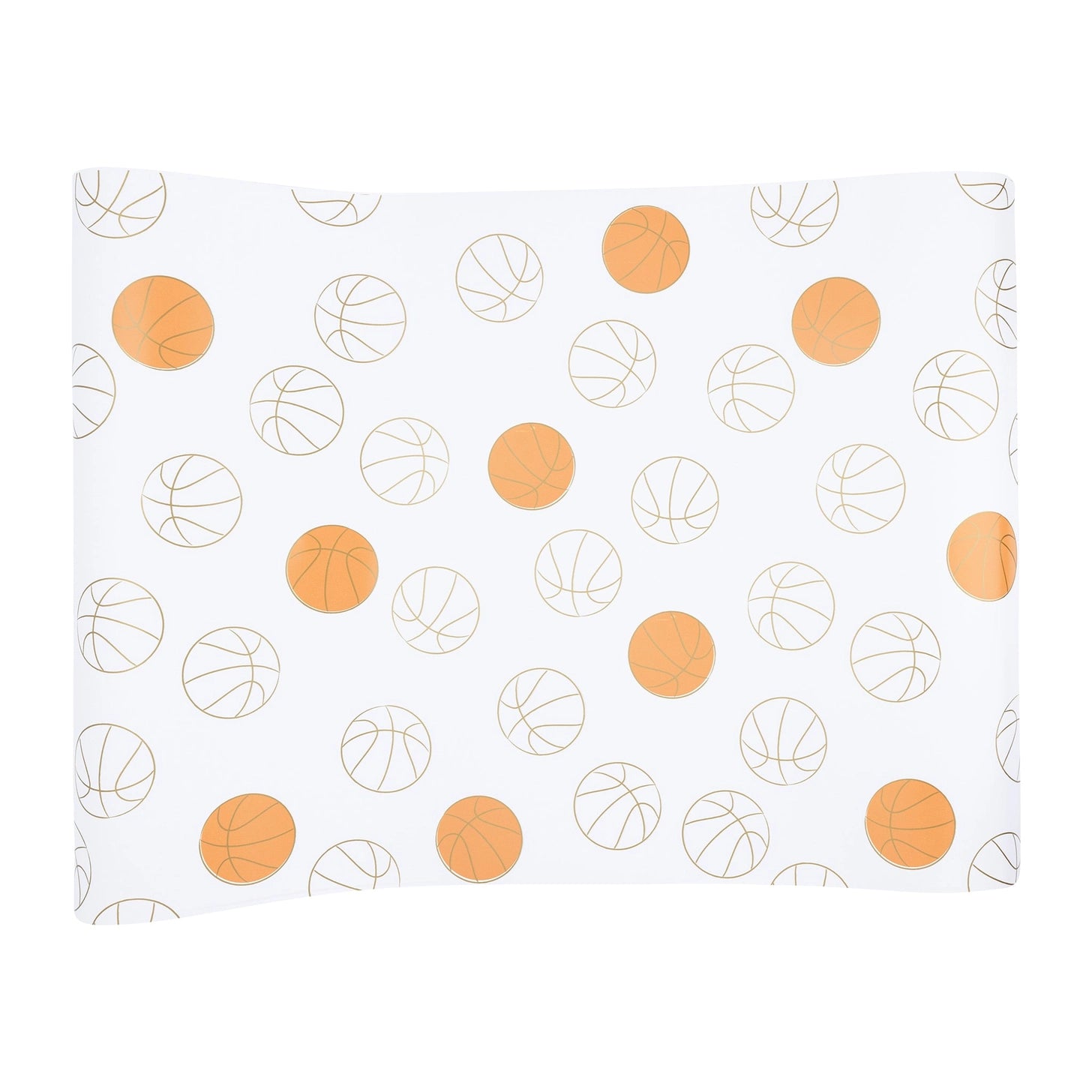 Basketball patterned paper table runner