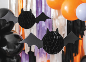 Halloween Bat Honeycomb Ball Decoration | The Party Darling