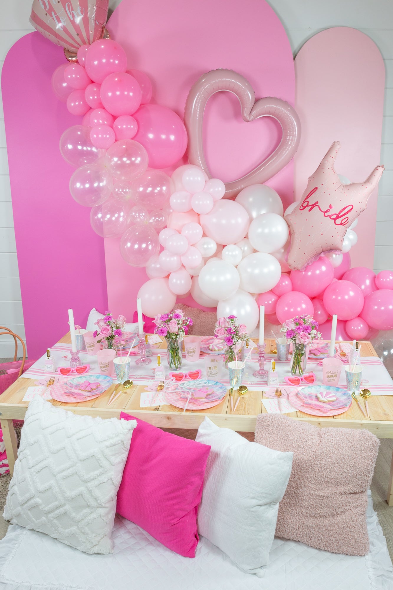 Pink Seashell Bride to Be Balloon 20.5in | The Party Darling