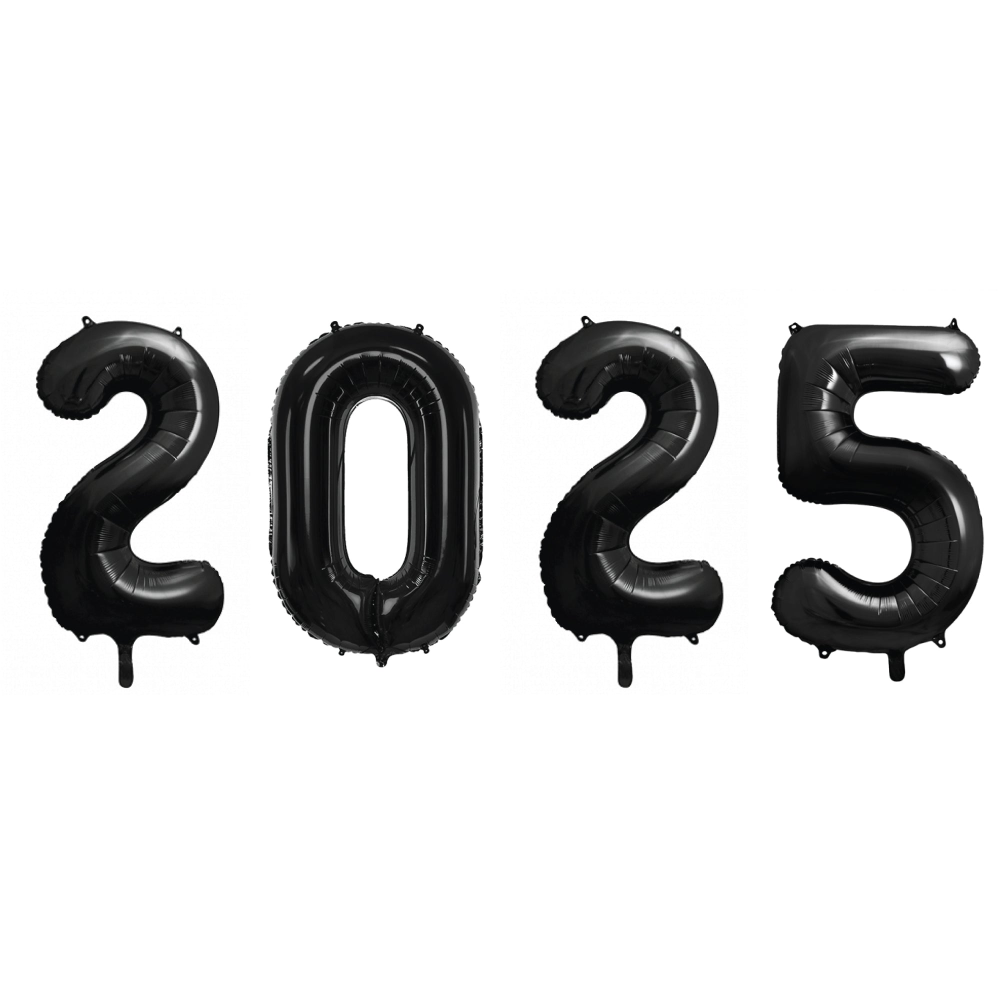 Black 2025 Number Balloon Year 34" | The Party Darling