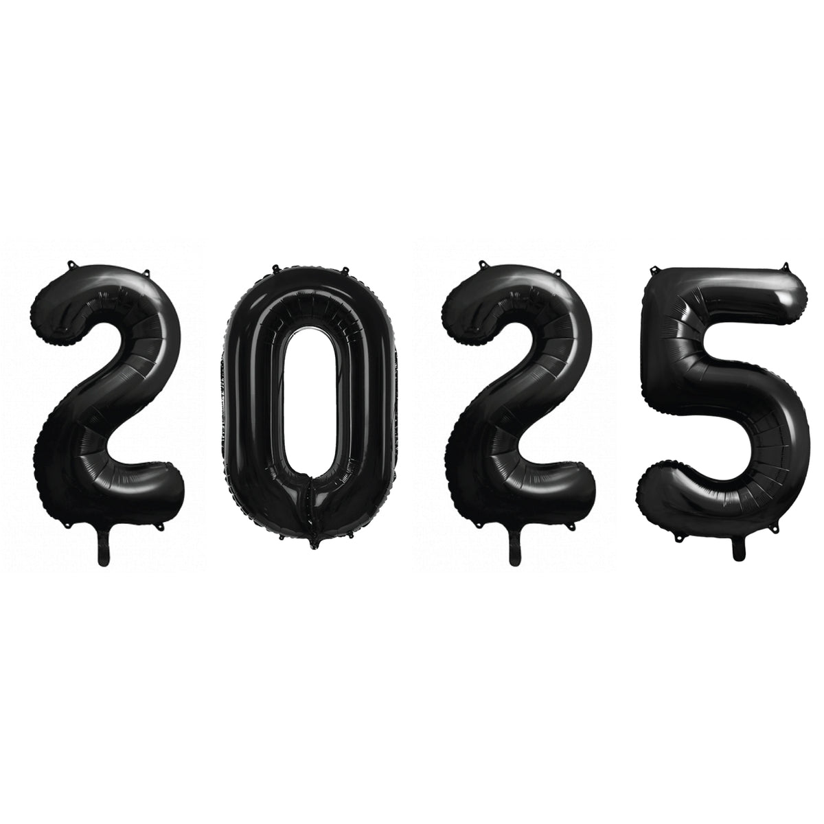 Black 2025 Number Balloon Year 34&quot; | The Party Darling