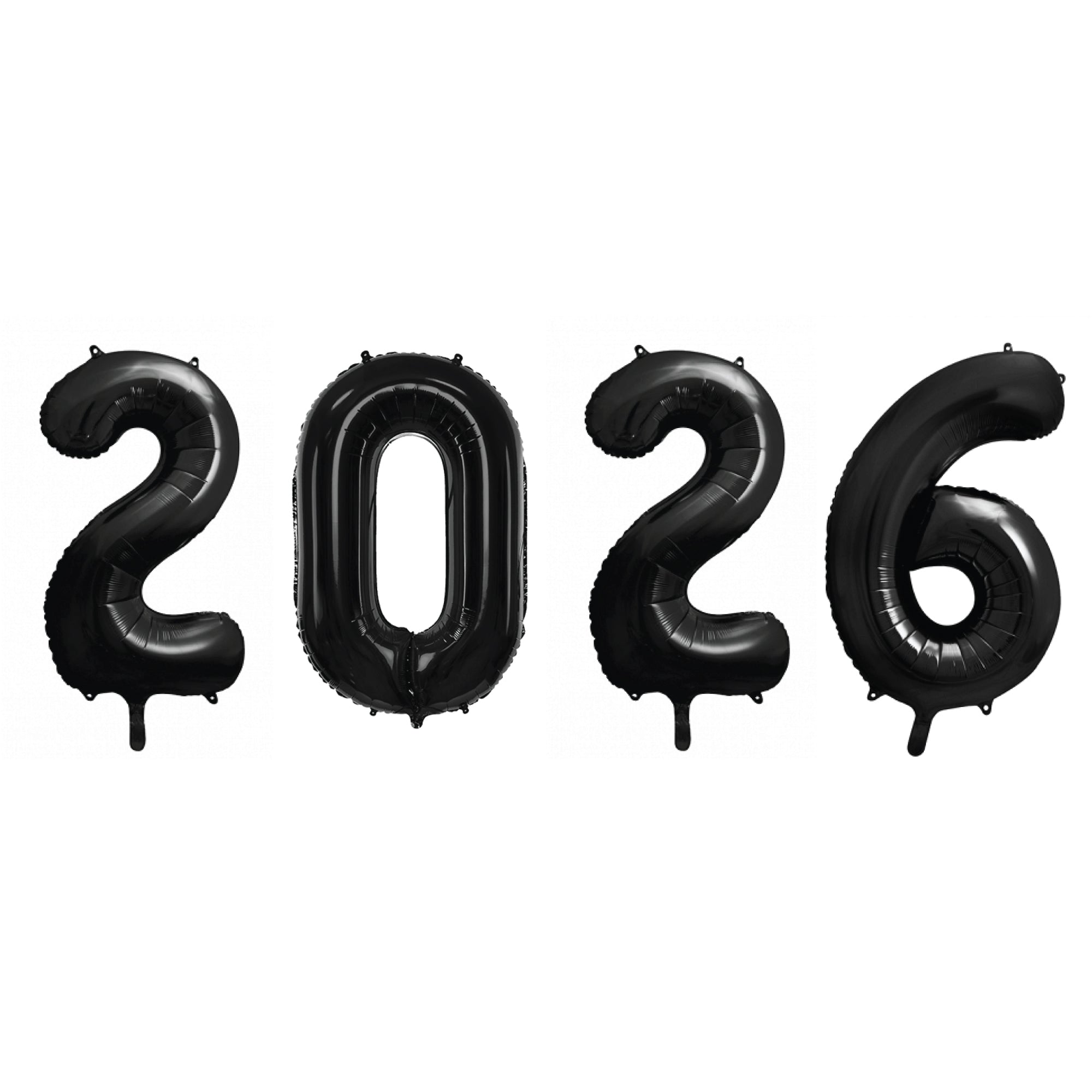 Black 2026 Number Balloon Year 34" | The Party Darling