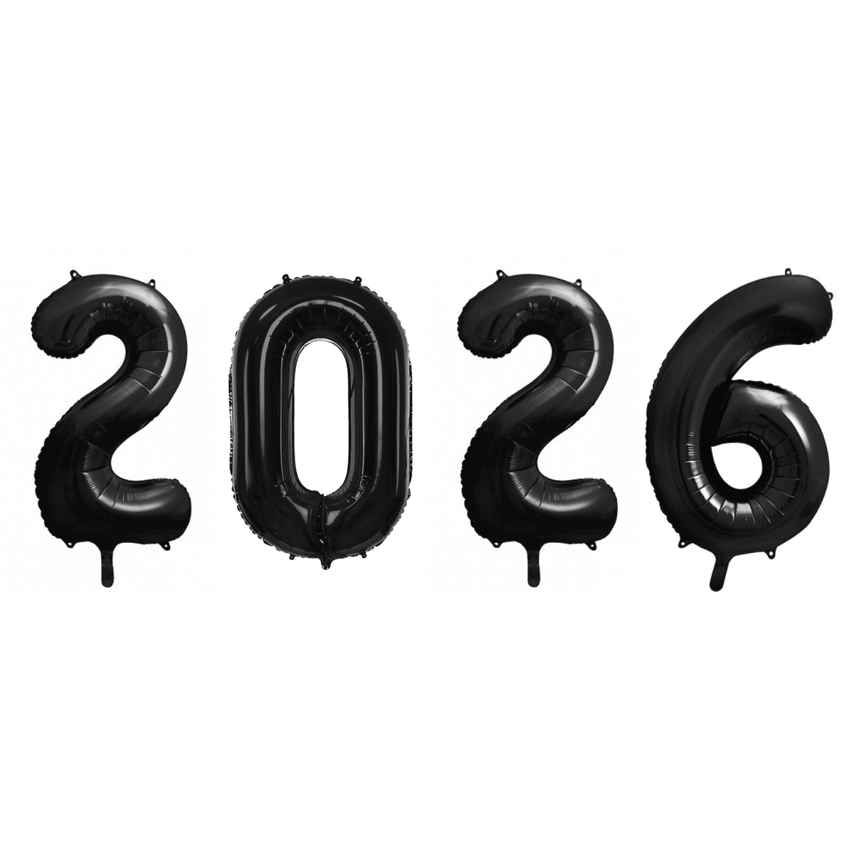 Black 2026 Number Balloon Year 34&quot; | The Party Darling