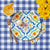 Spanish Yellow & Blue Paper Lunch Plates 10ct | The Party Darling